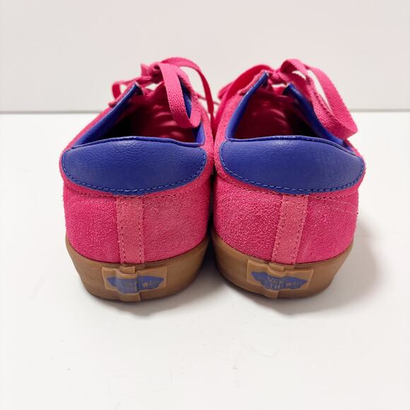 Vans Sport Low Suede PopCush Bambino Honeysuckle/Blue M-7.5 W-9 Streetwear Suede - Picture 6 of 12